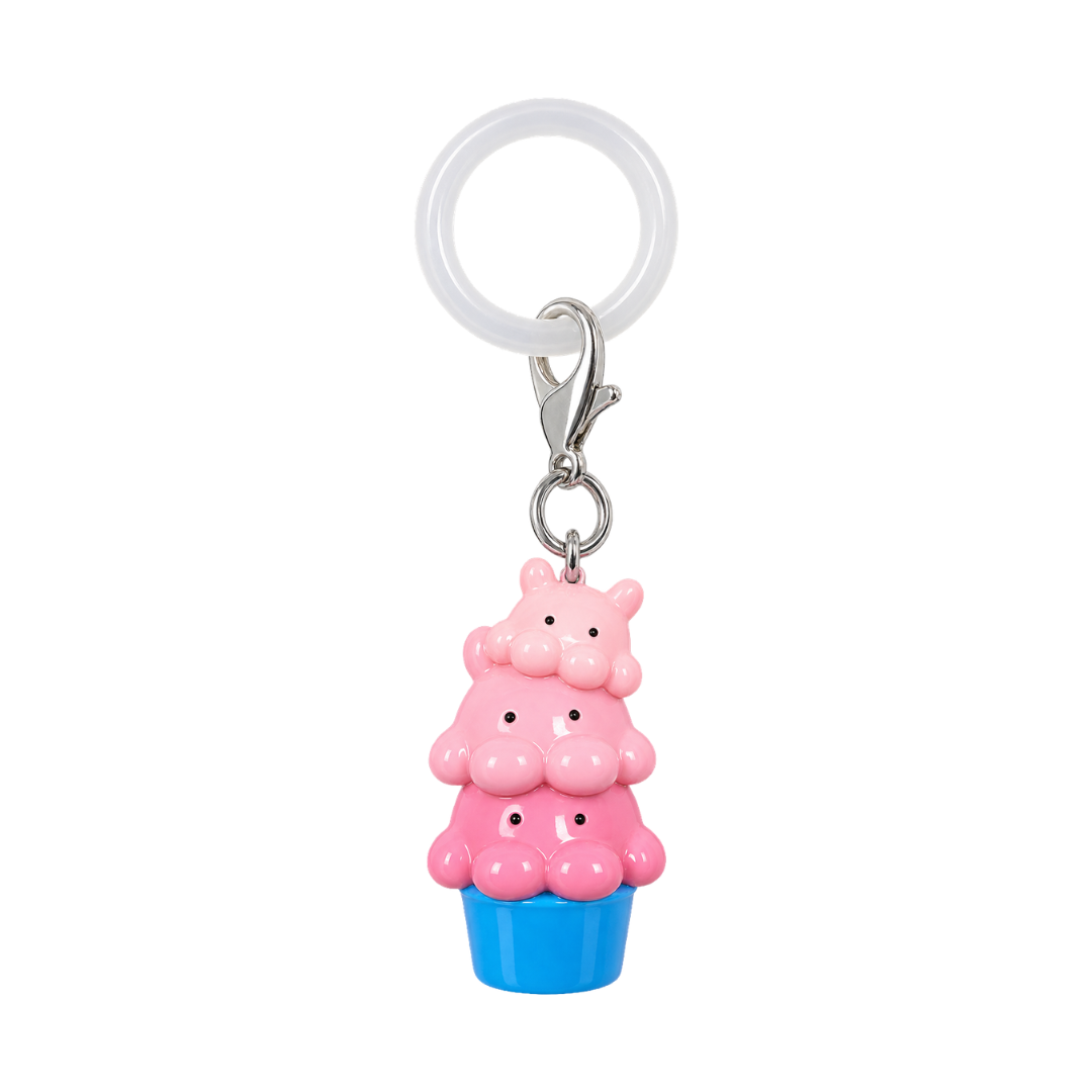 【10月末発売予定】マーカーリングキーホルダー　海のアイス屋さん（全6種）