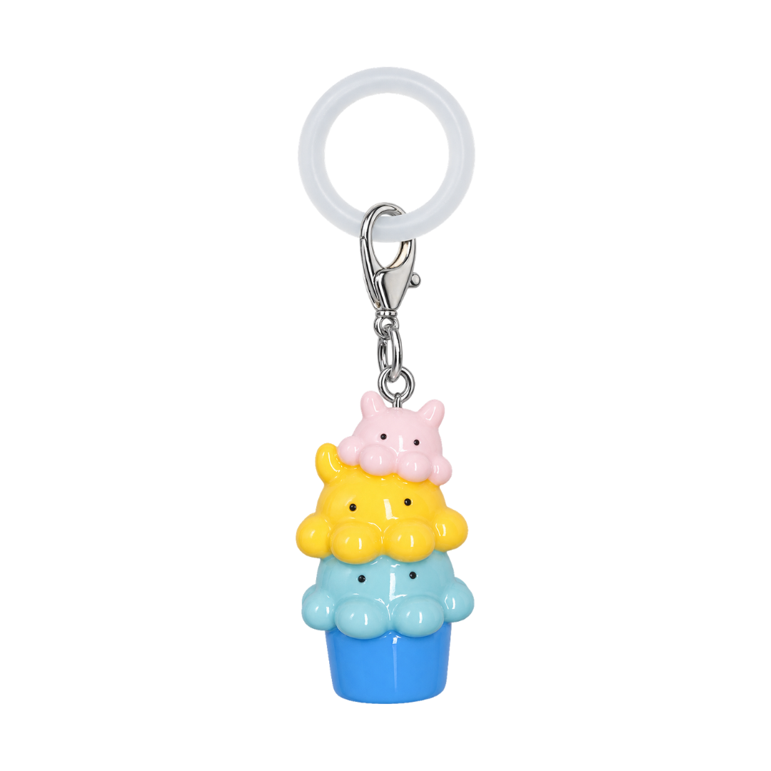 【10月末発売予定】マーカーリングキーホルダー　海のアイス屋さん（全6種）