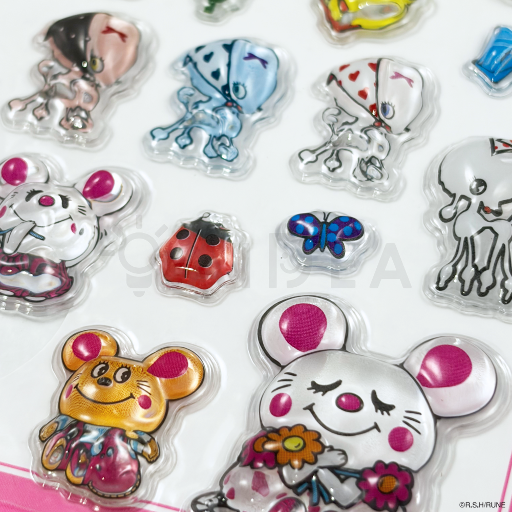 ぷくぷくジェリーシール　内藤ルネ　6種セットA