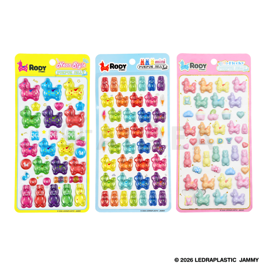 ぷくぷくジェリーシール　ロディ第2弾　3種セット
