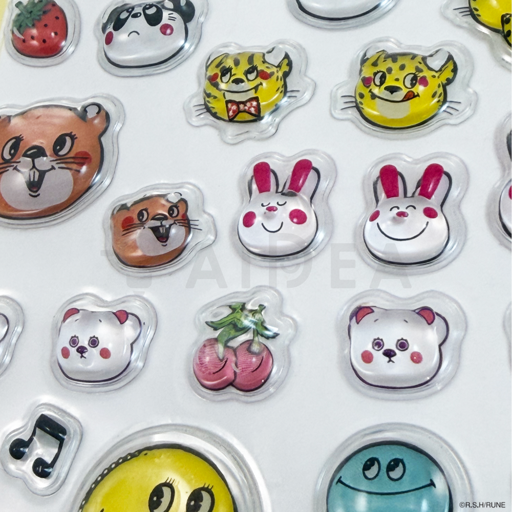 ぷくぷくジェリーシール 内藤ルネ 6種セットB – 株式会社アイデア