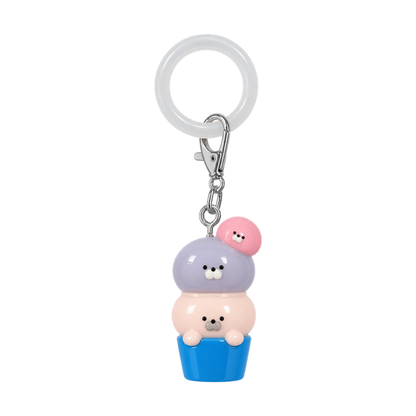 【10月末発売予定】マーカーリングキーホルダー　海のアイス屋さん（全6種）