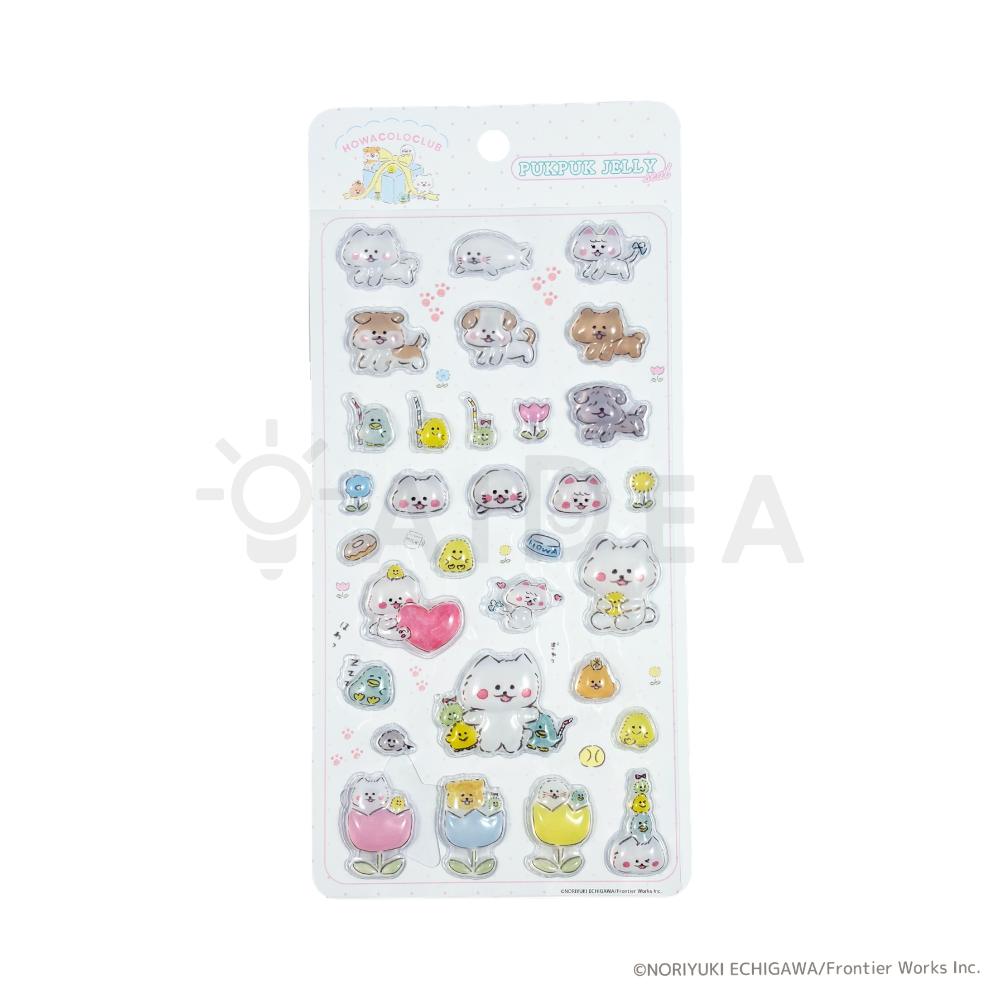 ぷくぷくジェリーシール　ほわころくらぶ　3種セット
