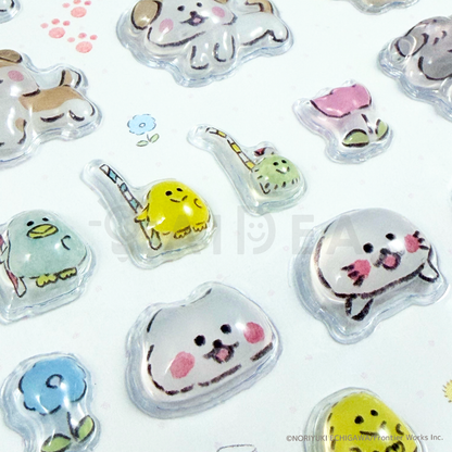 ぷくぷくジェリーシール　ほわころくらぶ　3種セット
