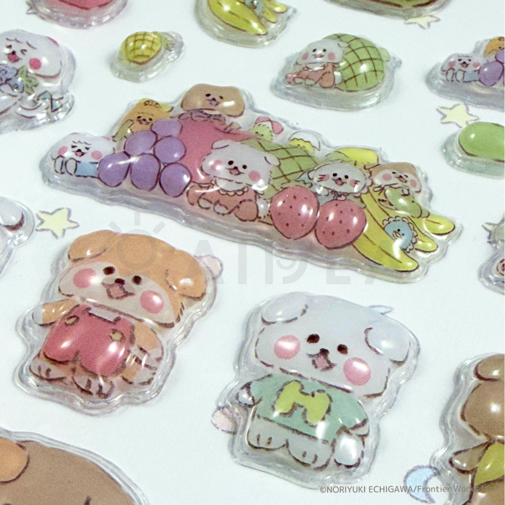 ぷくぷくジェリーシール　ほわころくらぶ　3種セット