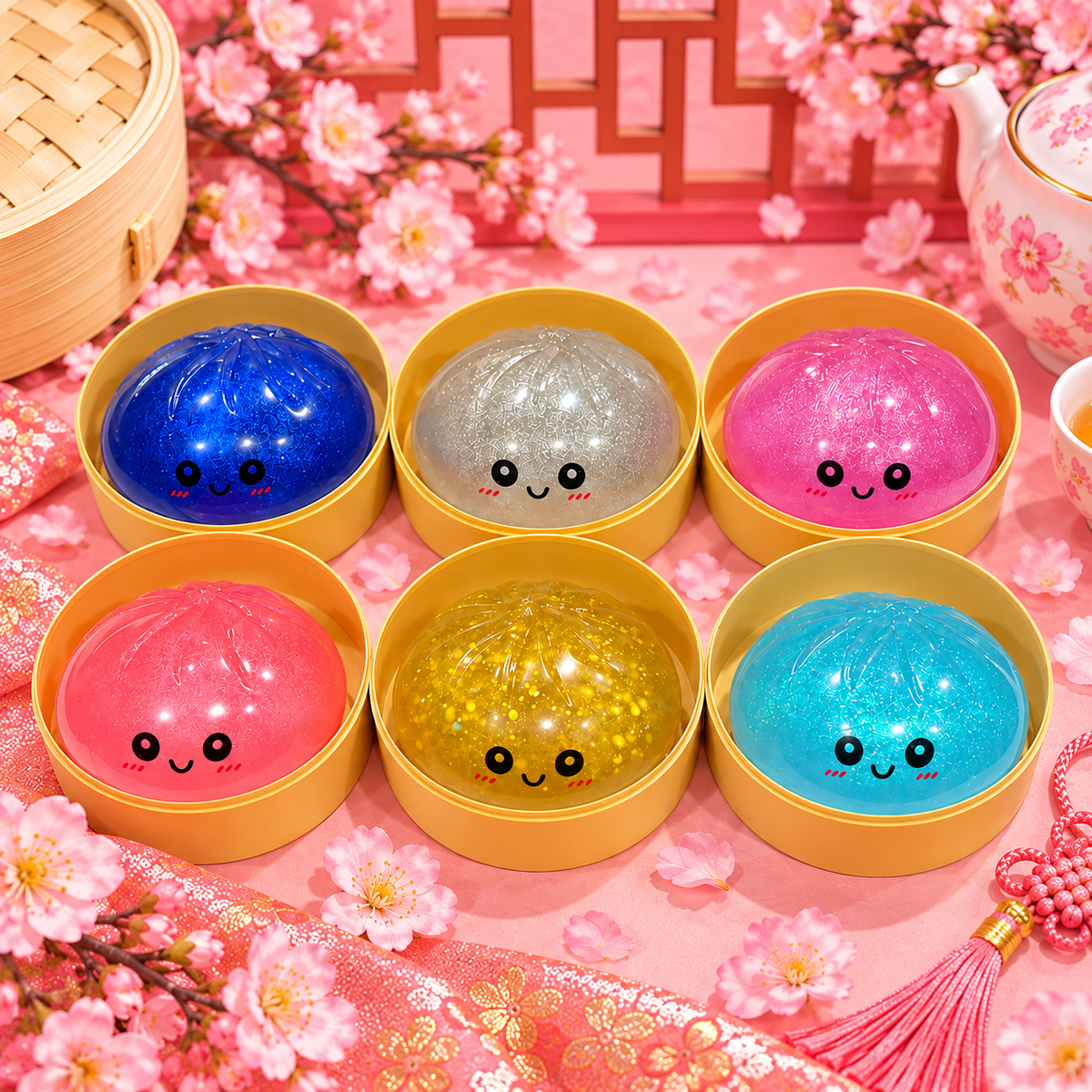 【10月新商品】もちぷる　何出る！？肉まんスクイーズ