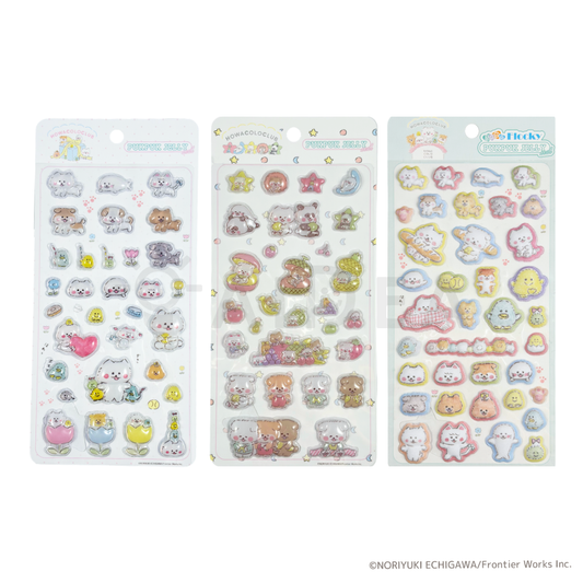 ぷくぷくジェリーシール　ほわころくらぶ　3種セット