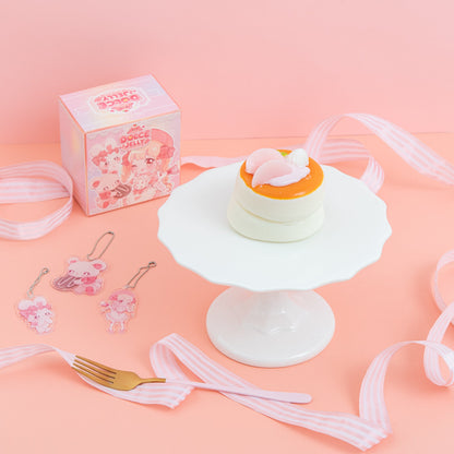 peach cream pancake（桃とクリームのパンケーキ）