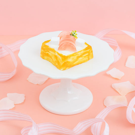 peach marshmallow toast（桃とマシュマロのトースト）